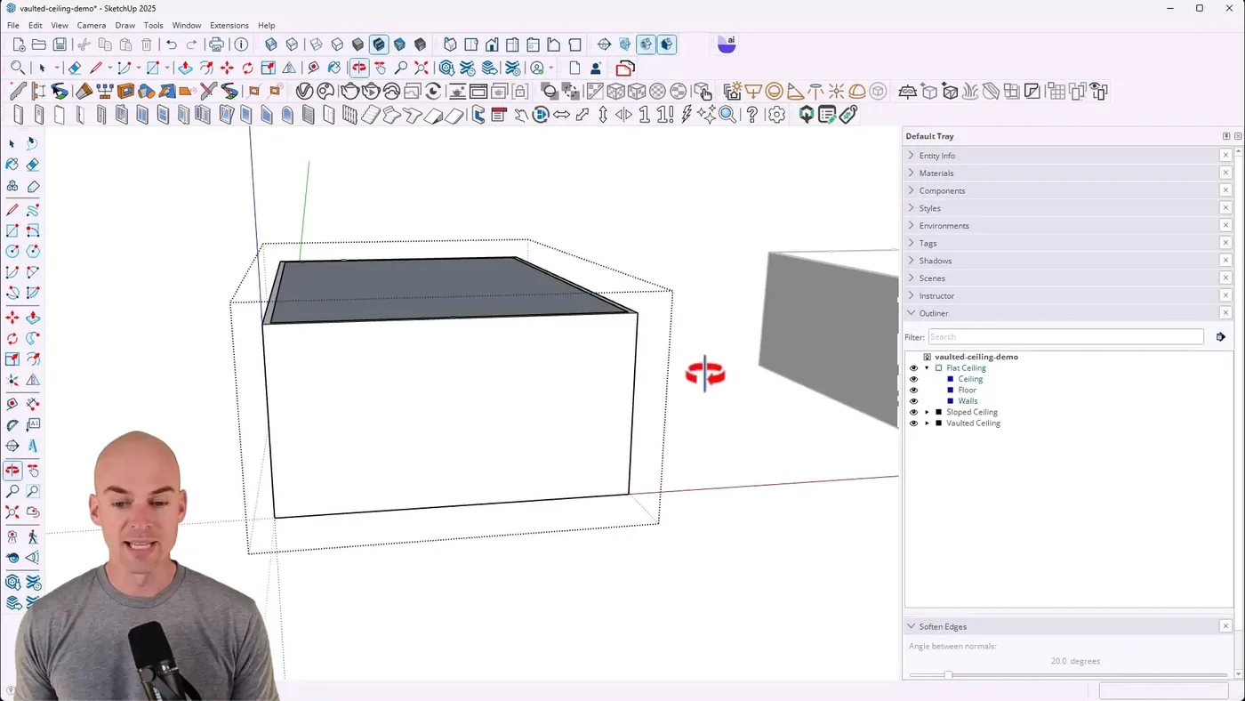 Creating a Flat Ceiling in SketchUp