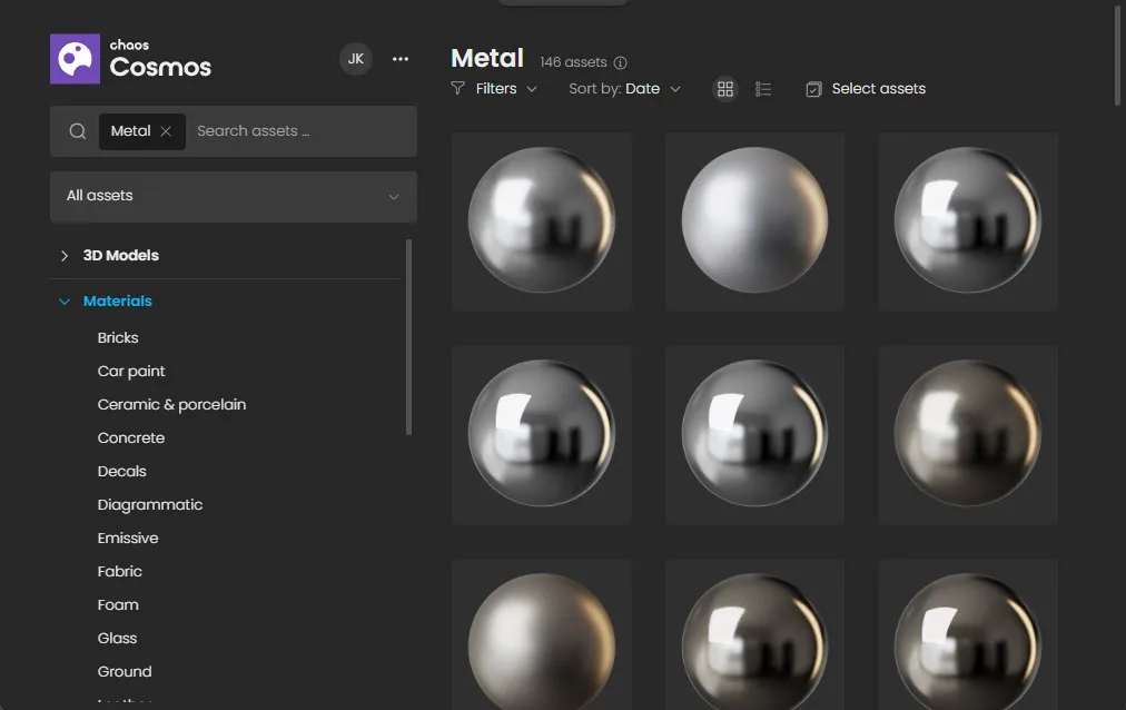 VR Scanned materials in the <a href=