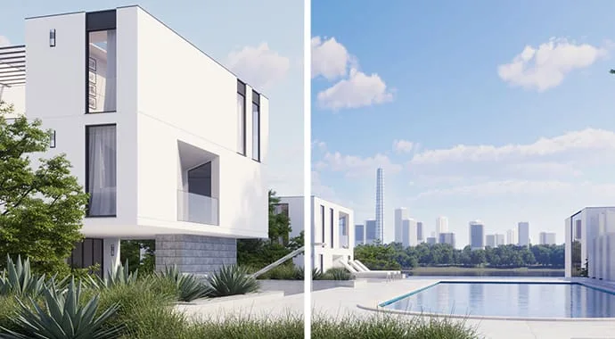 Updated Sun and Sky control in V-Ray version 7