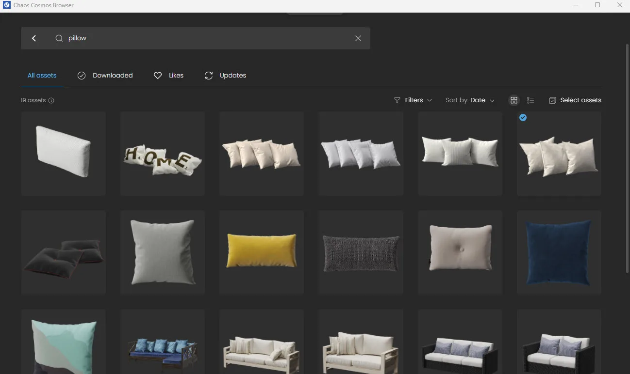 Chaos Cosmos Search Results for Pillows