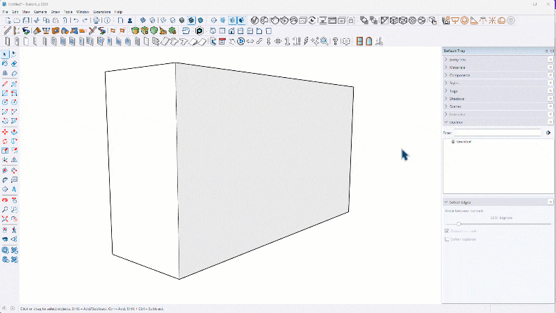 How to apply a SketchUp material to an object in SketchUp