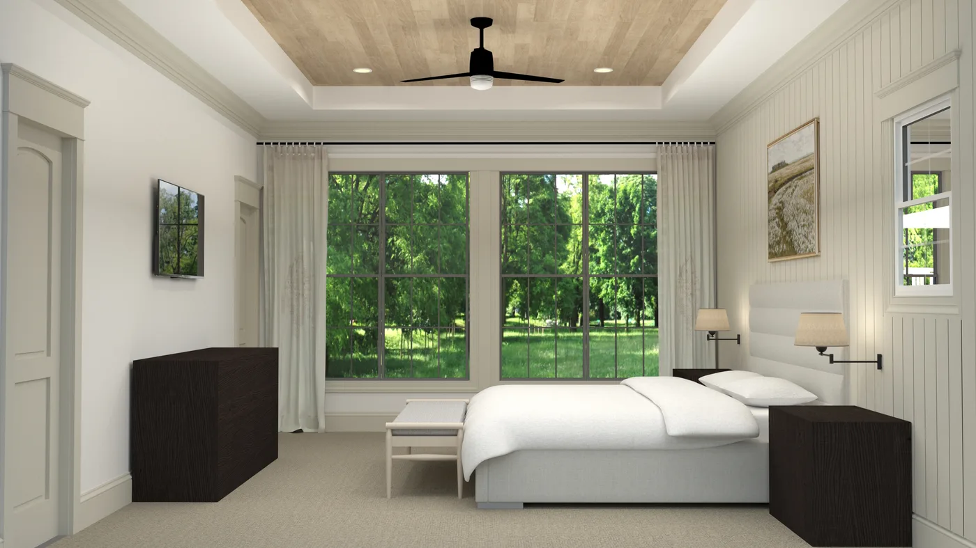 An image of a bedroom I rendered with SketchUp and V-Ray