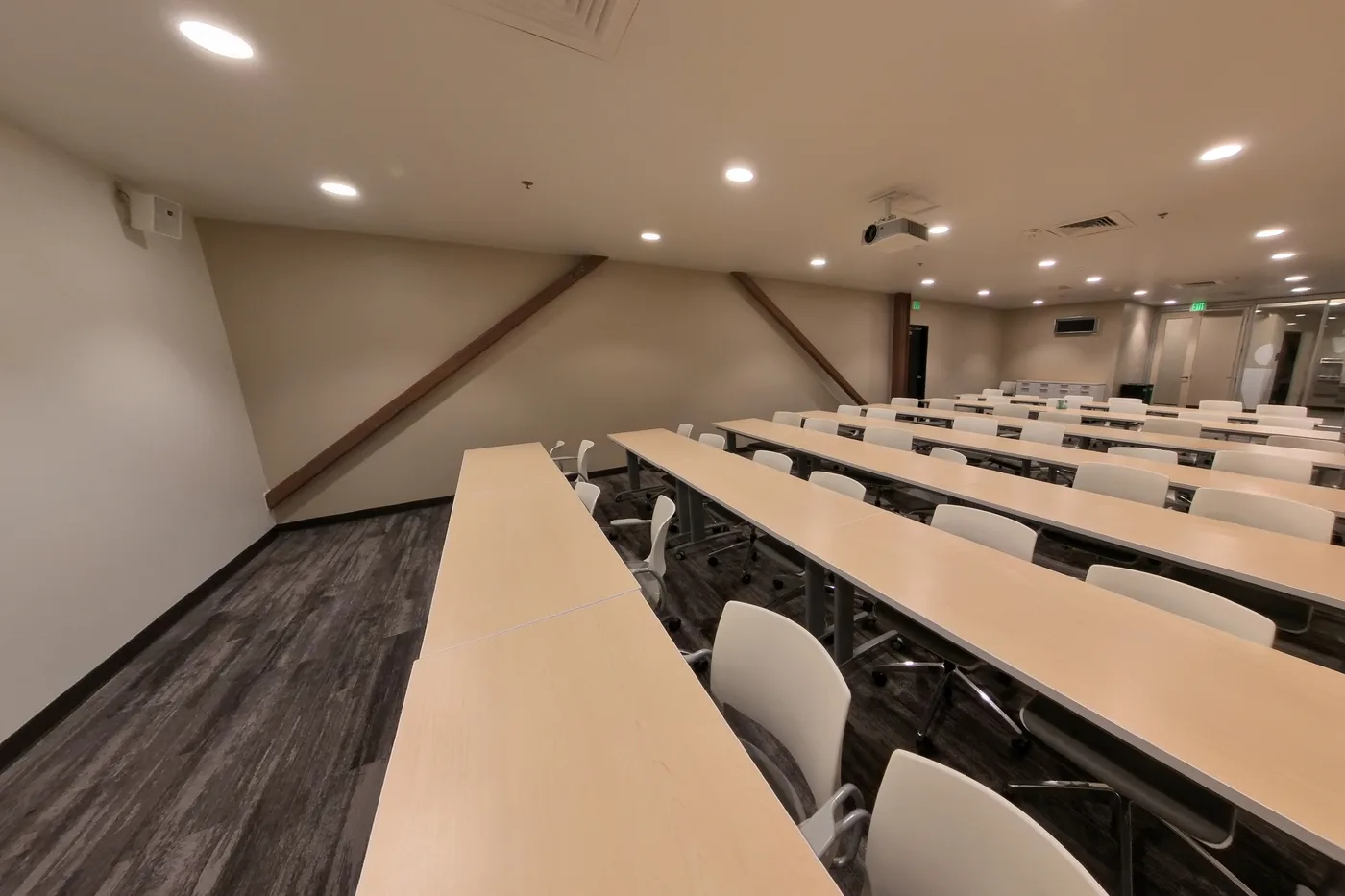 The training room for hands-on workshops
