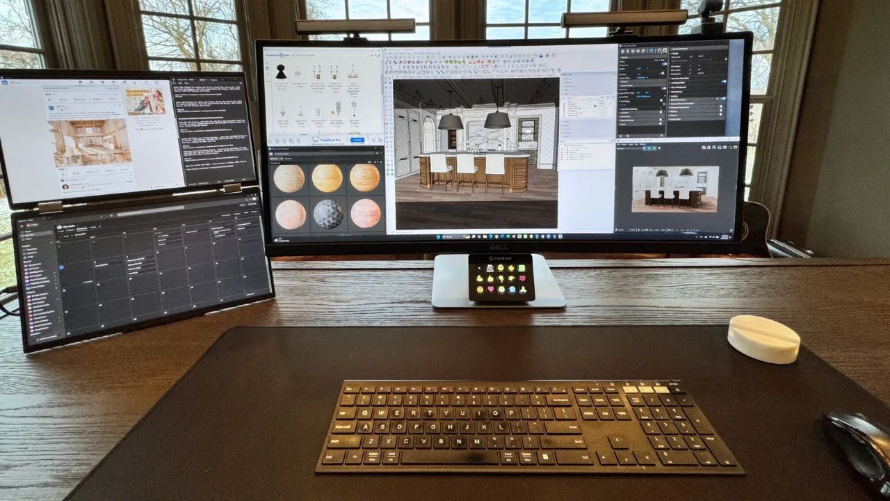 My office workspace setup 2025