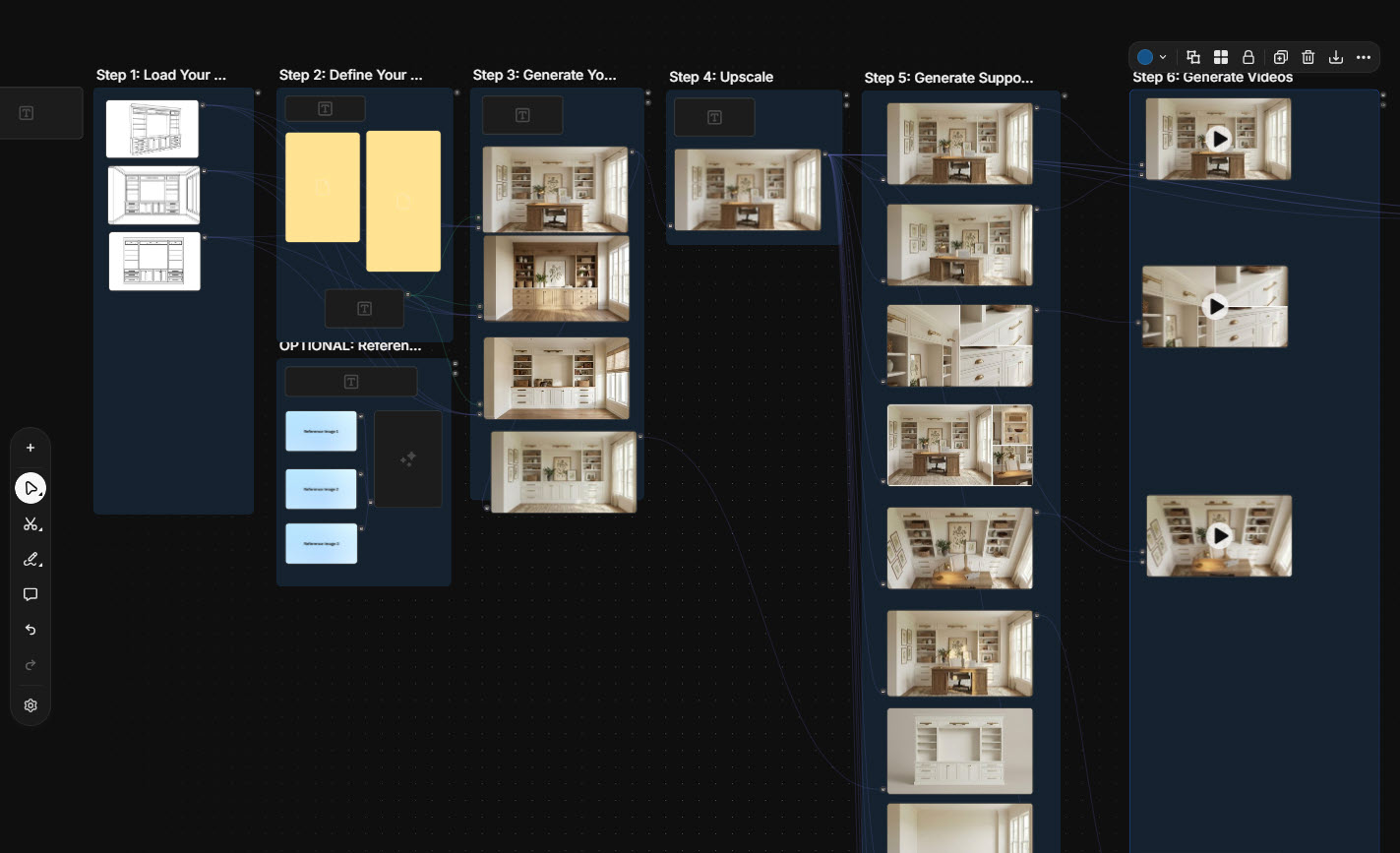 My AI Template for turning SketchUp line drawings into photorealistic renders