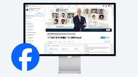 Private Facebook group for FOCUSED SketchUp students