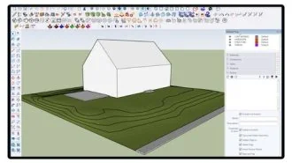 Day 3 - vegetation placement, geolocating, roads, driveways, and retaining walls