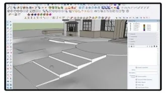 Day 4 - building a pool and patio and learning V-Ray fundamentals