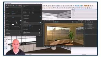 Day 5 - HDRI lighting, camera settings, and applying materials to the outdoor scene