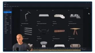 Module 2 - importing SketchUp models into D5 and managing the asset library