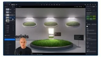 Module 3 - exploring the D5 material museum and applying custom materials