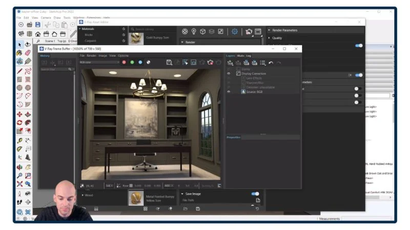 Module 1 - V-Ray installation, toolbars, Asset Editor, Frame Buffer, and Chaos Cosmos