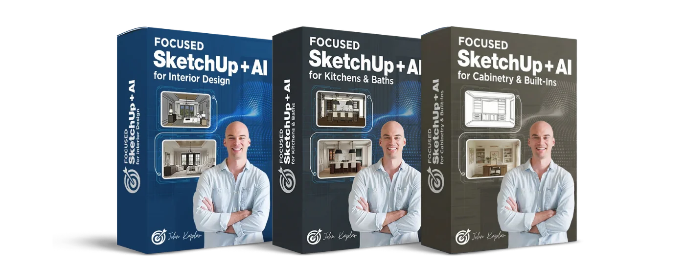 FOCUSED Full Interiors Bundle - Interior Design, Kitchens and Baths, and Cabinetry courses bundled together