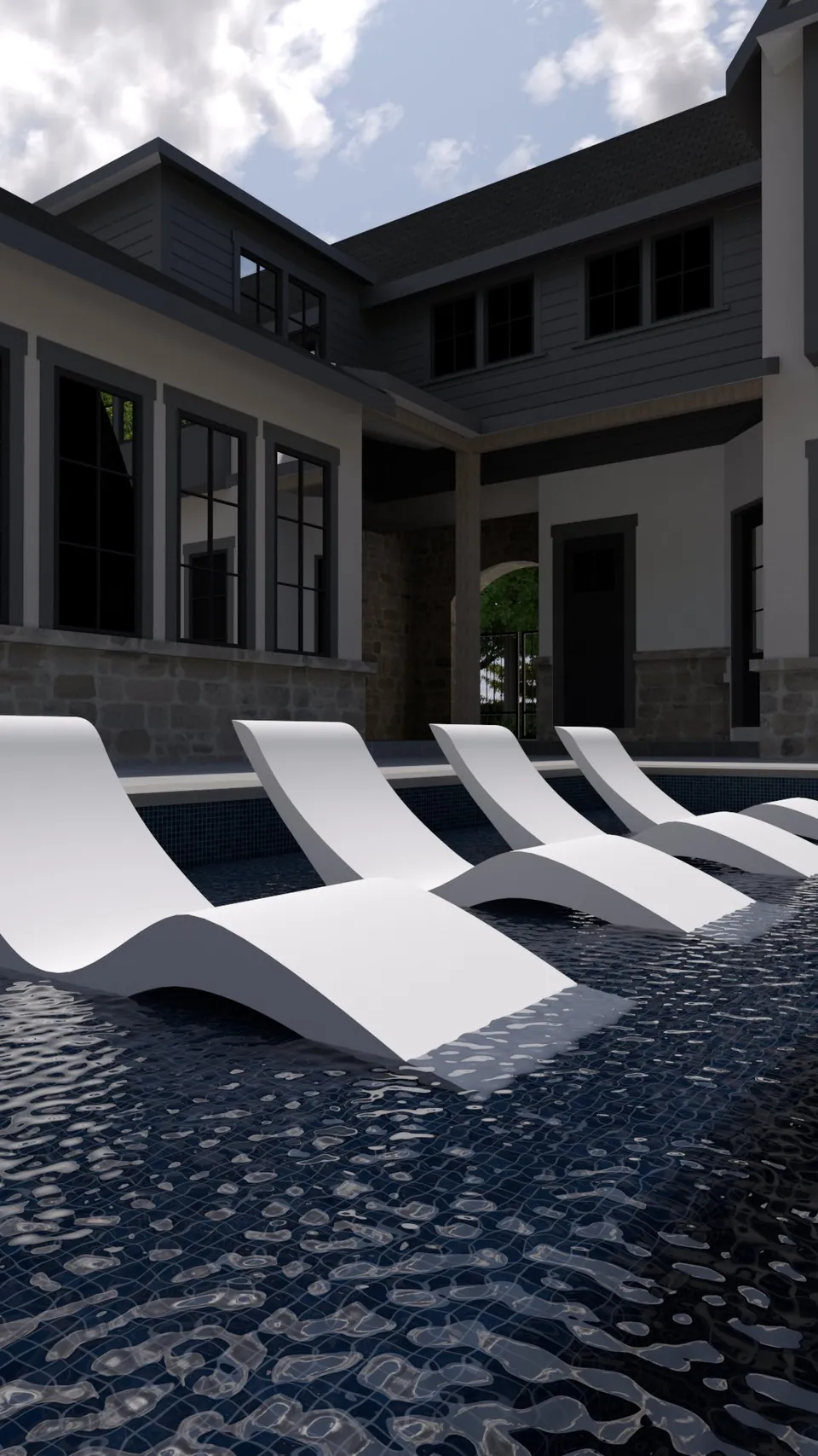 Render 23 from 7-Day SketchUp Bootcamp for Landscaping, Pools & Patios