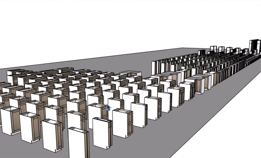 Frameless Shaker Cabinets pack