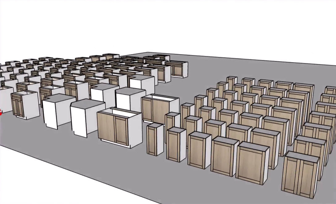 Frameless Slab Cabinets pack