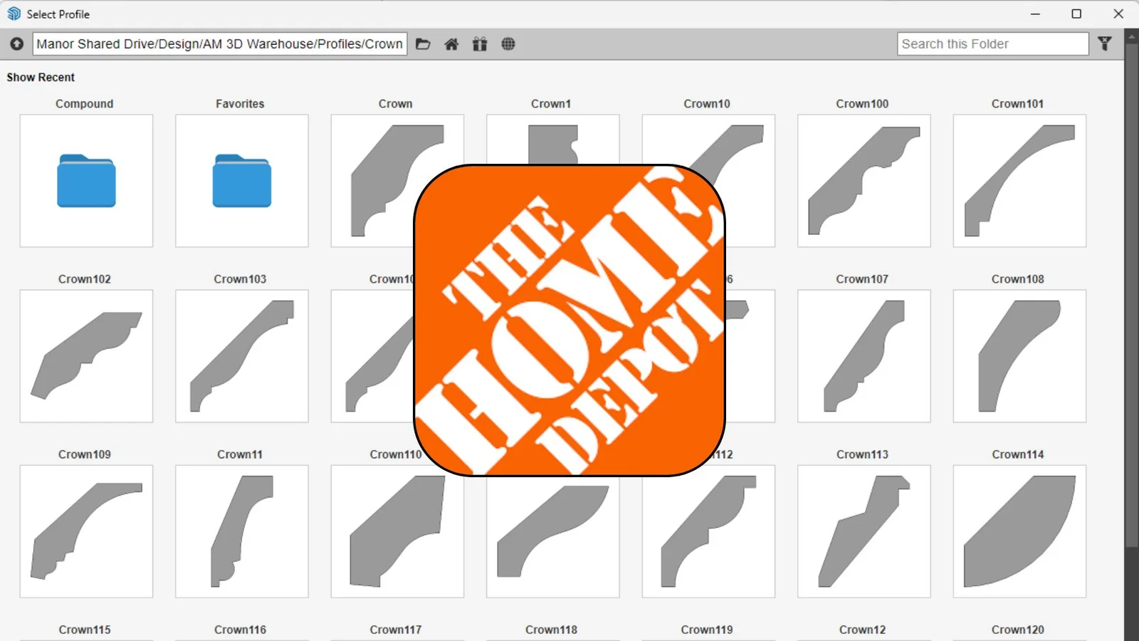 Home Depot Trim & Moulding Profile Pack cover render
