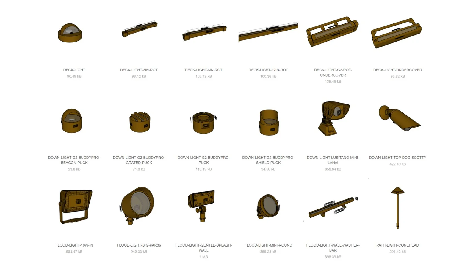 Landscape Lighting Pack - render 1