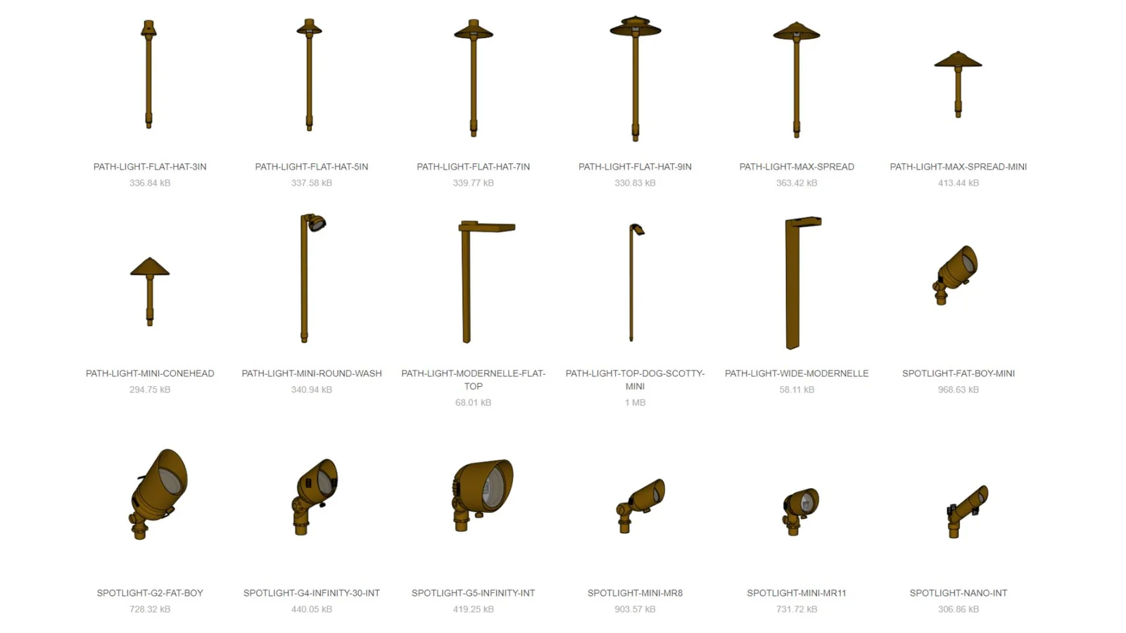 Landscape Lighting Pack - render 2