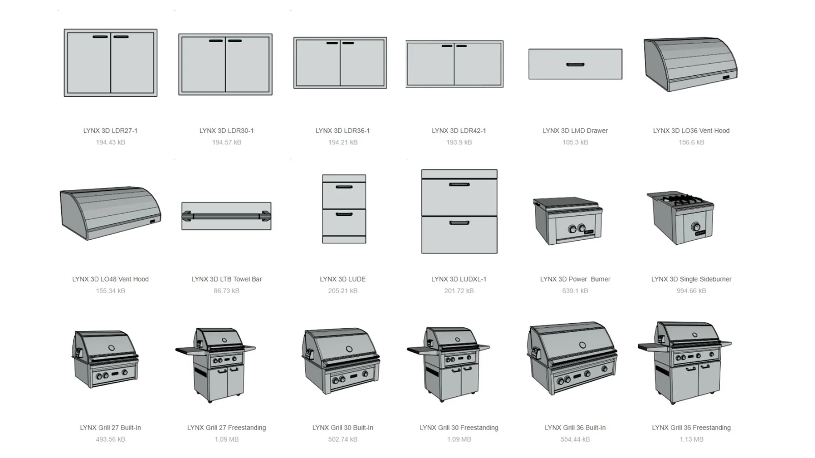 Outdoor Kitchen Pack - render 1