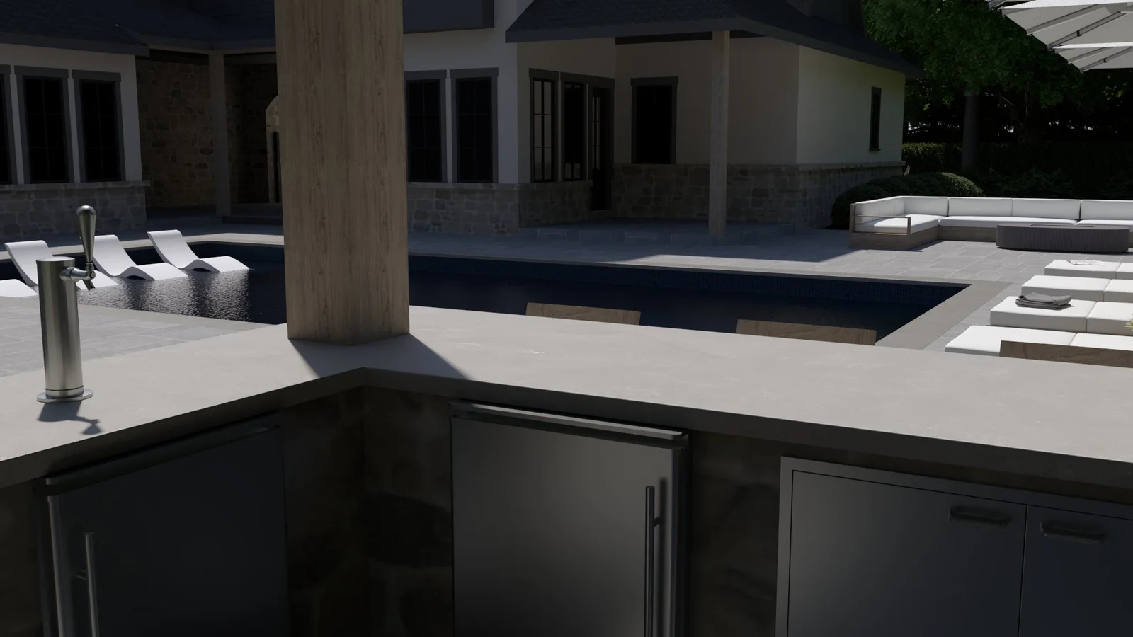 Outdoor Kitchen Pack - render 5